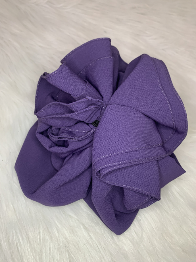 Hijab / voile soie de medine violet